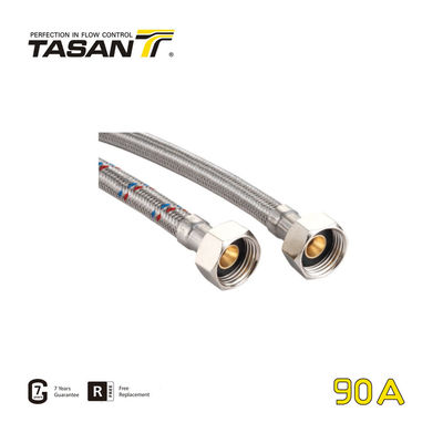 16Bar 232Psi Manguera trenzada de acero inoxidable flexible Tubería de acero flexible 90A