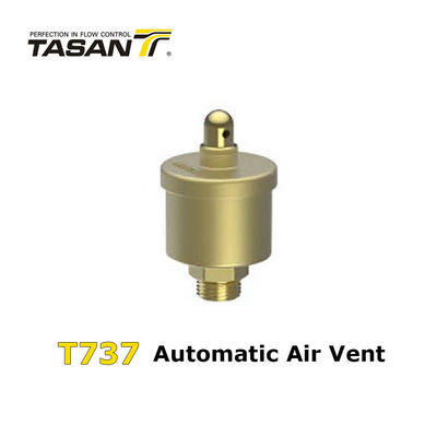 Salida de aire automática T737 de latón de la válvula de liberación de aire automática de media pulgada de 145 Psi